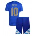 Maillot de foot Argentine Lionel Messi #10 Extérieur vêtements enfant Copa America 2024 Manches Courtes (+ pantalon court)